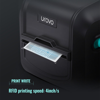 Impresora de etiquetas Rfid de transferencia de envío térmico Máquina de impresión de etiquetas adhesivas en rollo de 4 pulgadas Impresora de etiquetas adhesivas de código de barras 4x6