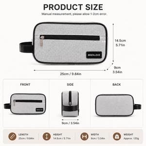 Custom Canvas Toiletry Bag Travel Organizer Pouch Waterproof <b>Makeup</b> Storage Bag with Handle Zipper Cosmetic <b>Case</b> - Product Image 2