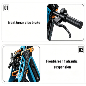 High Power Long Range Foldable Two-<b>Wheel</b> Lithium Battery Intelligent Digital Adult <b>Scooter</b> - Product Image 3
