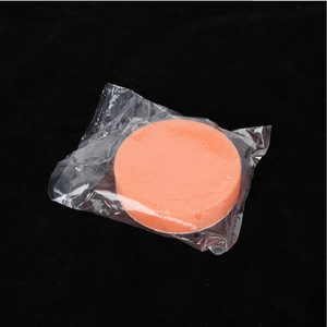 Applicateur en éponge métallique en <span class=keywords><strong>tissu</strong></span> durable pour tampons de polissage de voiture, logo personnalisé, kit médical fonctionnel pour le voyage et le rangement - Product Image 3
