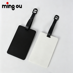 <span class=keywords><strong>Étiquettes</strong></span> de <span class=keywords><strong>bagages</strong></span> vierges en PVC/PET avec sangle réglable, prêtes <span class=keywords><strong>à</strong></span> être expédiées, impression UV personnalisée pour compagnies aériennes, cadeau pour passagers - Product Image 4