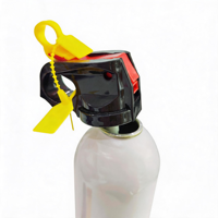 Bidon d'extincteur vide en aluminium avec valve d'extincteur