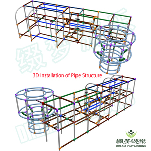 Giấc Mơ Tốt Nhất Trẻ Em Trong Nhà Quán Cà Phê Khu Vực Trượt <span class=keywords><strong>Trampoline</strong></span> Băng Chuyền Leo núi Bóng Tường Nước Bảng Cát Hồ Bơi Papagallo Sân Chơi Ở Ấn Độ - Product Image 4