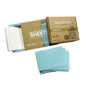 Hot Selling Home Cleaning Sheet Biodegradable Washing Strips Laundry Detergent Sheet Tablets