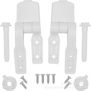 Kit de bisagras de plástico para inodoro J S03, piezas de repuesto con tornillos y pernos para asientos de inodoro - Product Image 1