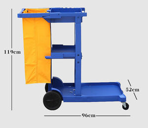 다기능 호텔 청소 트롤리 객실 정리 서비스 카트 트롤리 - Product Image 6