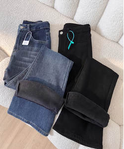 Pantalones vaqueros <span class=keywords><strong>rotos</strong></span> ZZH XZ2132 <span class=keywords><strong>para</strong></span> <span class=keywords><strong>mujer</strong></span>, primavera <span class=keywords><strong>y</strong></span> verano, versión coreana, corte ajustado, pierna pequeña, pantalones versátiles que estilizan - Product Image 6