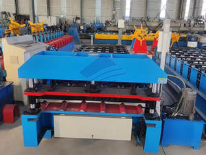 USA Hot Sale Tuff Rib Metal Roofing <b>Making</b> <b>Machine</b> With Pre-cutter Max Rib Ag Panel Roll Forming <b>Machine</b> - Product Image 3