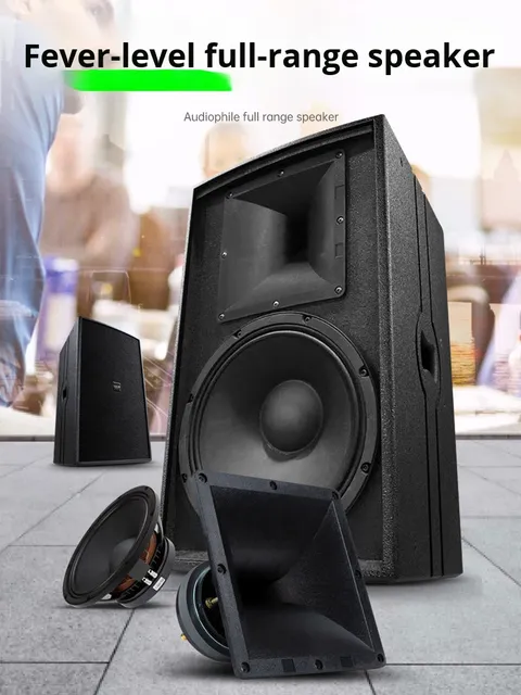 TBK12 10/12 Inch Professional Full Frequency Speaker Home KTV Bar Private Room Karaoke Theater Meeting Dance Audio