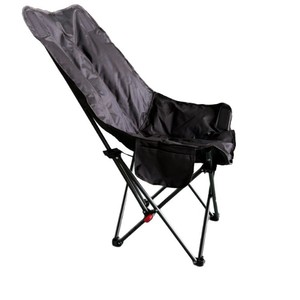 Chaise pliante d'extérieur rembourrée, chaise lune en tissu Oxford, acier au carbone, 42x42x92cm, chaise de camping réglable pour usage extérieur - Product Image 2