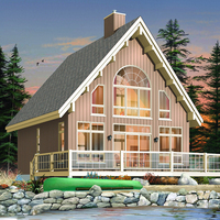 Système de construction de villa résidentielle moderne en panneaux SIP préfabriqués, écoénergétique et isolés, pour maison de luxe