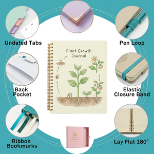 Cuaderno Espiral para Niños con Logotipo Personalizado, Diseño Botánico de Crecimiento de Plantas, Diario Educativo de Ciencias para Estudiantes de <span class=keywords><strong>Primaria</strong></span>, Venta al por Mayor - Product Image 2