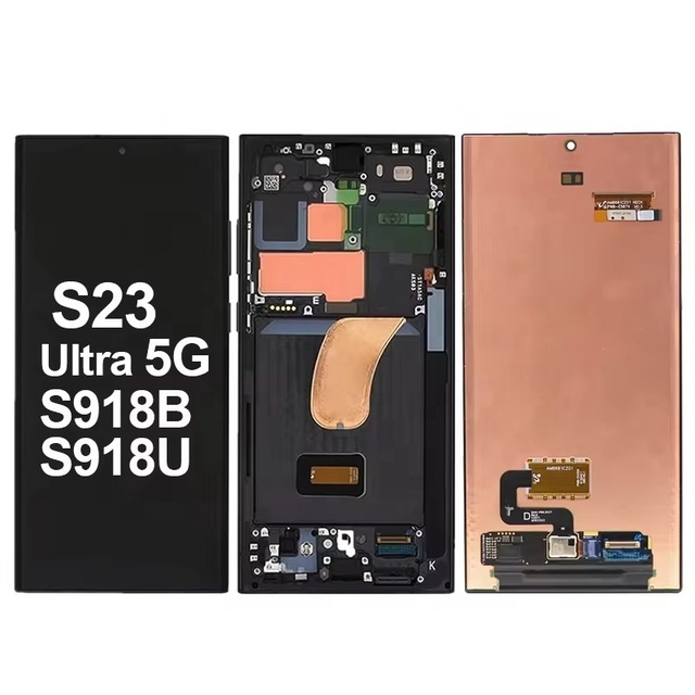 For for S23 Ultra Mobile Phone OLED Screen Replacement with 1 Year Warranty for Repair