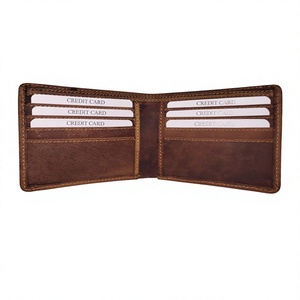 Portefeuille Homme en Cuir Véritable de Vache et de Buffle, Motif Étoile Noire, Broderie Lettres, Tendance, Imperméable, Haute Qualité - Product Image 3