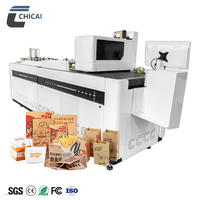 Mesin Printer Inkjet Digital Otomatis Baru untuk Karton, Tas Kertas Kraft, Kipas Kertas, dan Cangkir Kertas, Full-Automatic Kecepatan Tinggi