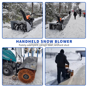 Máy quét tuyết đường nhẹ để loại bỏ tuyết tại các điểm dừng xe buýt và lối đi ngầm hiệu quả cao làm sạch tuyết quét - Product Image 4