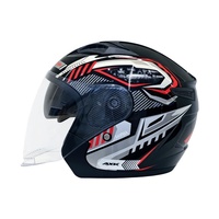 Casque Moto 3/4 Ouvert Style Classique avec Multiples Ouvertures d'Aération pour un Refroidissement Optimal et Fermeture Rapide – Nouveauté Usine