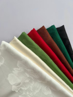Tissu satiné en polyester tissé extensible, doux, à motifs floraux, de qualité supérieure, pour vêtements féminins, voile argenté, vente en gros # 3022