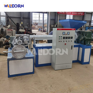 Tái chế PP PE ABS chất thải hạt nhựa làm pelletizing máy với đôi vít đùn - Product Image 1