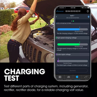 BM6 Baru untuk Monitor Baterai Aplikasi Ponsel Bluetooth, Alat Diagnostik Penguji Baterai Mobil 12V yang Efektif
