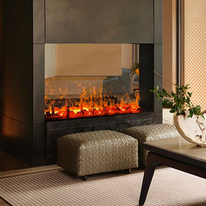 Led Intelligent Télécommande Simulation 1500 MM Avec Bûches <span class=keywords><strong>D</strong></span>écoratif Bois De Chauffage Incrusté Humidificateur Intérieur Cheminée Électrique - Product Image 1