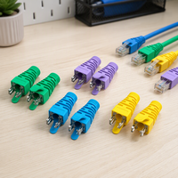 MOQ rendah CE bersertifikat RJ45 kabel Boot Cover pabrik pasokan langsung untuk Cat5 Cat6 konektor