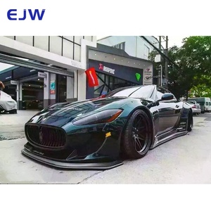 Per Maserati GranTurismo GT GTS ha aggiornato <span class=keywords><strong>LB</strong></span> Style Body Kit WD gonna laterale in fibra di vetro paraurti anteriore per auto Set paraurti - Product Image 5
