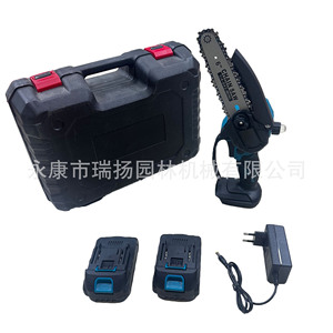 Mini Chainsaw 6in 1/4 Pitch Battery <b>Powered</b> Cordless Outdoor DIY Cutting <b>Tool</b> - Product Image 5