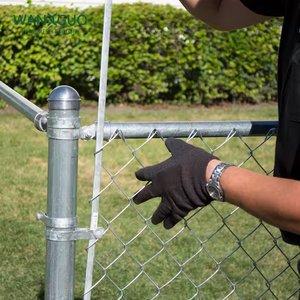 Clôture <span class=keywords><strong>rigide</strong></span> en fil de diamant de jardin anti-corrosion en gros à <span class=keywords><strong>bas</strong></span> prix Clôture à maillon de chaîne en métal enduit de PVC à haute résistance - Product Image 5