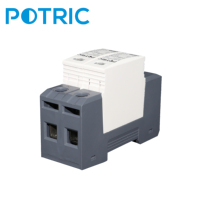 Parafoudre solaire photovoltaïque POTRIC PTS4-C40-2P / SPD pour circuit photovoltaïque, 385VAC, 40KA, 2P