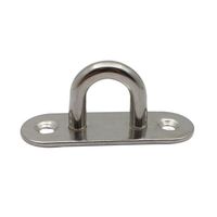 Plaques oblongues en acier inoxydable 304/316 de 5mm/6mm/8mm pour agrafes de voile d'ombrage robustes