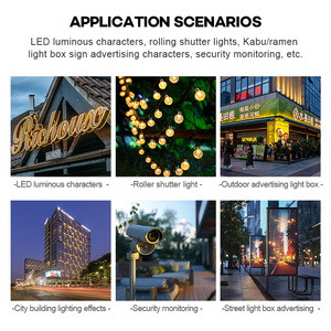 Không ướt cảnh quan ngoài trời <span class=keywords><strong>LED</strong></span> Strip <span class=keywords><strong>Lights</strong></span> với chuyển đổi cung cấp điện 12V 24V DC Đăng quảng cáo biến áp điều khiển - Product Image 5