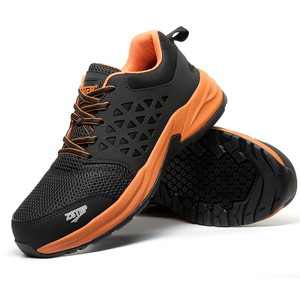 <span class=keywords><strong>Zapatos</strong></span> DE SEGURIDAD DE CONSTRUCCIÓN DE CORREDOR negro de exportación de marca ZSTEP perfectos antiestáticos resistentes al desgaste para damas hombres <span class=keywords><strong>trabajo</strong></span> - Product Image 5
