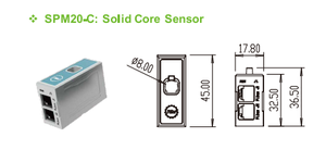 Rs485 Port Modbus-Rtu Protokol Electric Digital SPM20 Ac Energi Meter Single/Tiga Fase 1 Phase <span class=keywords><strong>2</strong></span> Kabel <span class=keywords><strong>3</strong></span> Phase 4 Wire Energy M - Product Image 6