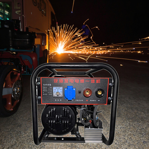 160-WZ Gasoline Engine Welding <b>Generator</b> 1.2KW AC 170F 7.5HP 230V for Outdoor Construction 036-4 160-NZ Gasolin - Product Image 2