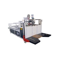 Carton ondulé de Gluer de alimentation Semi-automatique et carton de papier collant la machine