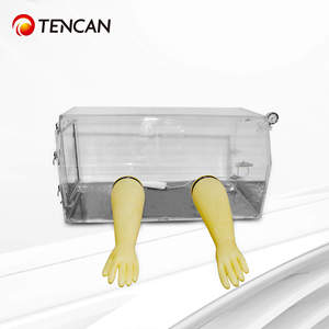 टेकन लैब उपकरण आपूर्तिकर्ता लैब दस्ताने बॉक्स मशीन अच्छी कीमत एक्रिलिक प्रयोगशाला शुष्क दस्ताने बॉक्स - Product Image 5