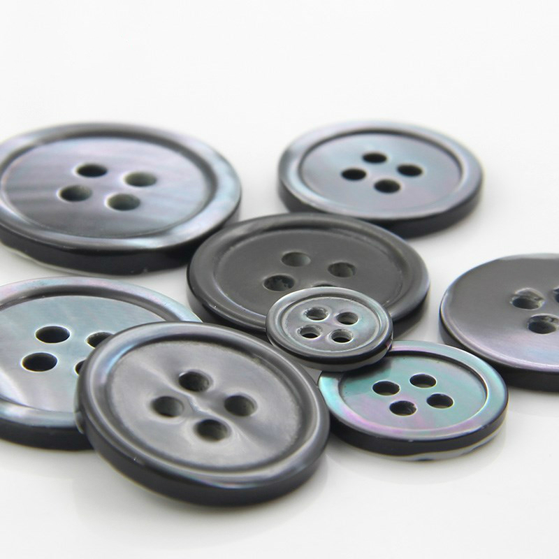 Grey Shell Buttons Trocas Shell Buttons - Sustainable & Versatile Solutions