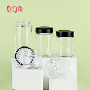 Bocaux en verre transparents ronds de qualité supérieure pour aliments, avec couvercles noirs, 1 oz, 2 oz, 3 oz, 4 oz, 5 oz, 6 oz - Product Image 6