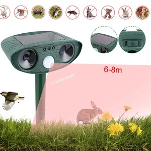 Solar Animal Repeller Outdoor PIR <span class=keywords><strong>Motion</strong></span> <span class=keywords><strong>Detector</strong></span> Cat Dog repelente animal dissuasor dispositivo com luz Home Garden Supplies