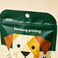 Sachets d'emballage personnalisés recyclables en gravure pour aliments pour animaux de compagnie, écologiques, en BOPP haute résistance à l'humidité, pour friandises pour chiens et chats