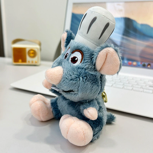 QY <span class=keywords><strong>Ratatouille</strong></span> Muñeco de Peluche Colgante, Lindo Ratón Chef, Llavero, Venta al por Mayor - Product Image 4