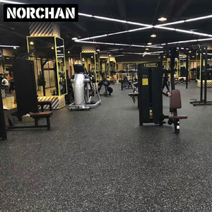 Tapis en caoutchouc 10 x 10, plusieurs couleurs au choix, pour salle de sport, durable, résistant <span class=keywords><strong>à</strong></span> l'usure, insonorisant, amortissant les chocs, facile <span class=keywords><strong>à</strong></span> nettoyer - Product Image 6