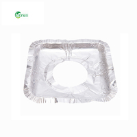 Revêtement de bavoir en aluminium, rouleau de cuisine jetable, pièces, carré, adapté aux fourneaux