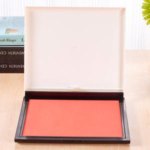 Grand tampon d'empreintes digitales et d'empreintes digitales en plastique de 25x21cm en caoutchouc coloré et encre ABS pour le bureau pour les timbres et les célébrations - Product Image 5