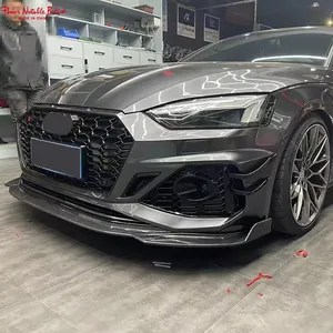 New Design Auto Front Bumper For Audi A5 S5 B9 Upgrade 2020 Rs Style Bumper And Grill Front Lip 2017 2018 2019 Upgrade 2021