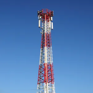 Tháp Truyền Thông 5G Tháp Truyền Tải Điện Góc Thép Viễn Thông Cột Tháp Ăng Ten Bts