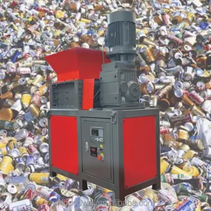 Heavy Duty Recycling Machine Scrap Metal 2 Shaft Tire Tyre Plastic PP Shredder