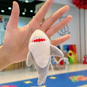 Porte-clés dinosaure en peluche mignon <span class=keywords><strong>de</strong></span> 10 cm pour femmes et filles, porte-clés Tyrannosaurus en peluche, jouets pour enfants, cadeau pour machine à grue - Product Image 2