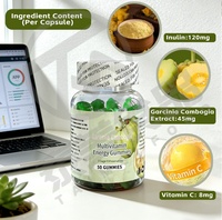Vitaliteitsverhogende Tenghuang Fruit Complex Vitamine Vitaliteits Suiker-vrije Cartoon-vormige Gummies 60 Stuks Per Fles